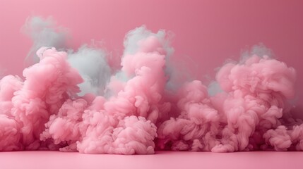  a group of pink and white clouds of smoke on a pink background with space for a text or an image of a cloud of pink and white smoke on a pink background.