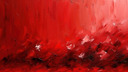  a painting of red and black colors on a red background with white and black lines on the bottom half of the painting and the bottom half of the painting is black and half of the bottom half of the.