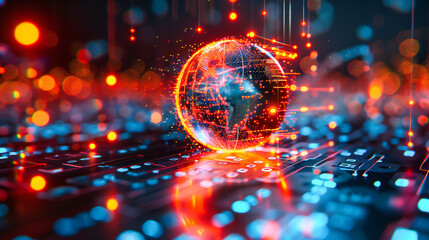 Digital Globe: A Networked World, Illuminated by the Light of Connectivity and the Boundless Potential of Global Communication