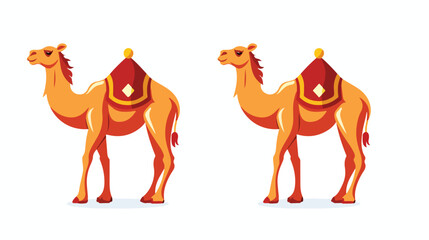 Camel logo vector design templates isolated on white