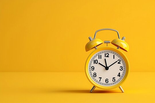 Despertador amarillo por la ma&ntilde;ana