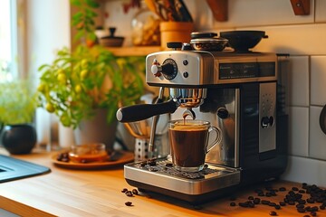 Fototapeta na wymiar coffee maker machine