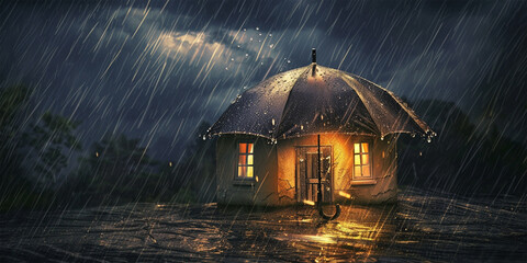 Shield your residence from the unexpected with home insurance, a reliable umbrella.