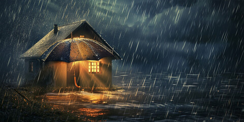 Ensure your sanctuary is protected with home insurance, a reliable umbrella.