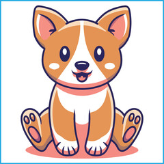 Fototapeta premium cute Chloe color vector illustration