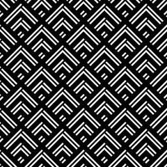 Seamless pattern. Ethnic illustration. Lines, curves ornament. Strokes, chevrons wallpaper. Linear motif. Figures background. Geometric backdrop. Textile print, web design, abstract. Vector artwork.
