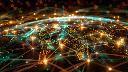Connecting the Globe: Networking Technology Encompassing the Earth, A Vision of Global Communication and Data Exchange