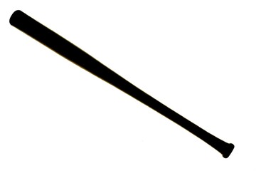 Baseball bat on a white background 