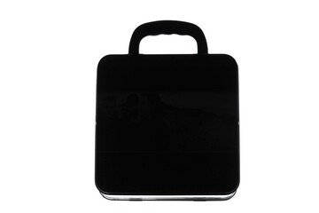 Carry case box shaped with handle