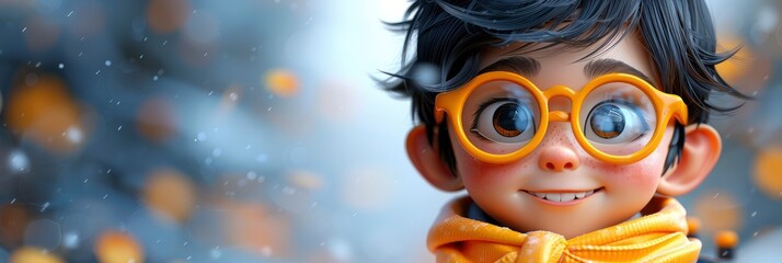 Fototapeta premium Cartoon Render Cartoon Character, Background Images , Hd Wallpapers