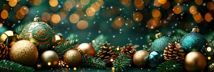 Fototapeta na wymiar Christmas Happy New Year Concept, Background Images , Hd Wallpapers