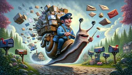 Snail Mail Express: The Enchanted Delivery Adventure