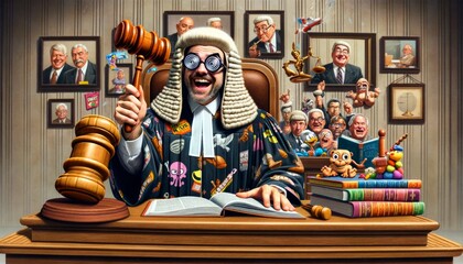 Order in the Court: The Judge's Whimsical Gavel of Justice