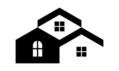 home, real estate vector logo illustration