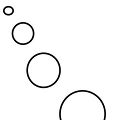 circulos de tamaños distintos y diferentes