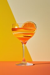 Minimalistic trendy photo of cocktail - 750210229