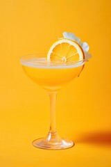 Minimalistic trendy photo of cocktail - 750210233