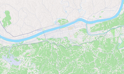 Huntington West Virginia Map, Detailed Map of Huntington West Virginia