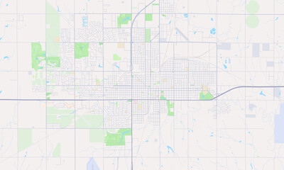 Enid Oklahoma Map, Detailed Map of Enid Oklahoma