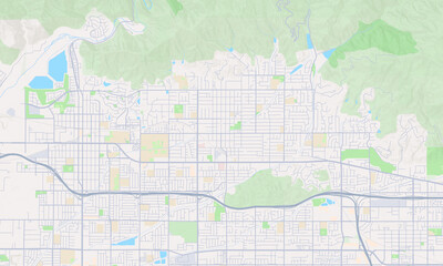 Glendora California Map, Detailed Map of Glendora California