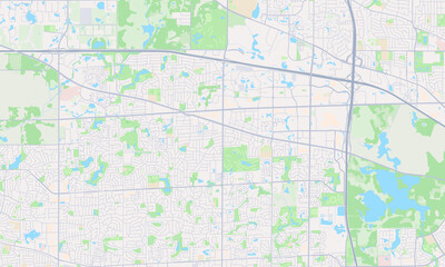 Hoffman Estates Illinois Map, Detailed Map of Hoffman Estates Illinois
