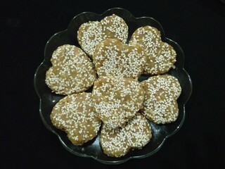 heart shaped candies