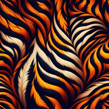 seamless pattern with zebra