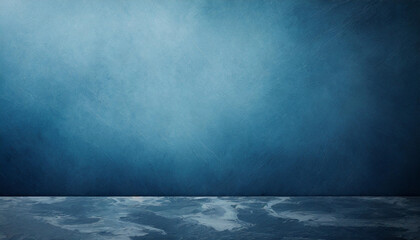 Blue background with vintage marbled border, representing elegance and nostalgia - obrazy, fototapety, plakaty