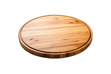 round board isolated png background generative AI