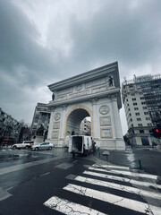 Macedonia Skopje city center. Urban city. Landscape