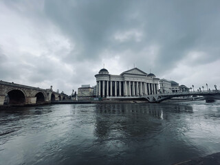 bridge over the river