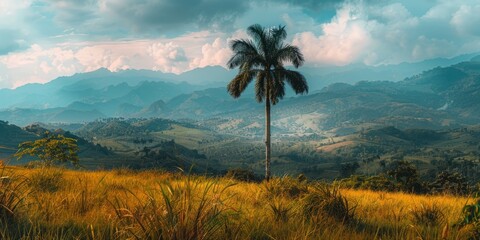 Fototapeta na wymiar Landscape of Dominican Republic