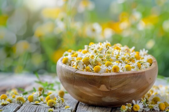 Chamomile Matricaria recutita is widely used for the herbal product