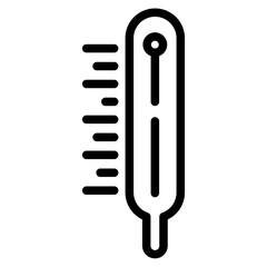 Weather Sign. Temperature icon. Temperature Scale Symbol. Warm cold Symbol - stock vector.