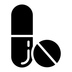 Pills icon vector for web and mobile app. capsule icon. Drug sign and symbol