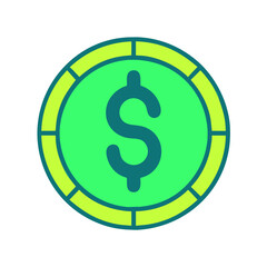 Obraz premium dollar sign icon 