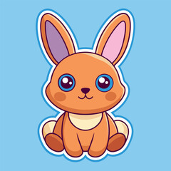 Baby Rabbit Vector Illustration