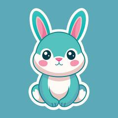 Baby Rabbit Vector Illustration