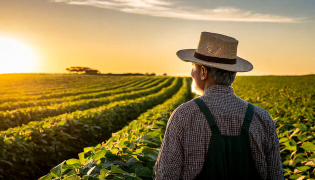 TRABALHADOR COM CAMPO: PRODUTOR RURAL OBSERVANDO O CAMPO E SUA PRODU&Ccedil;&Atilde;O EM UM CONCEITO DE AGRICULTURA E AGRICULTURA FAMILIAR