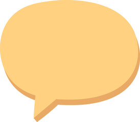 Speech Bubble Round Shape