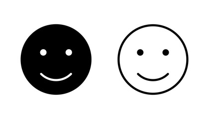 smile icon set. smile emoticon icon. feedback