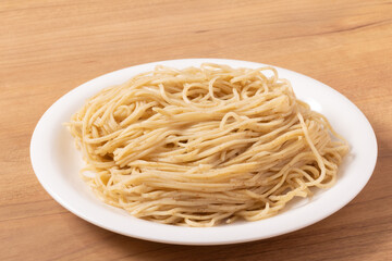 ［香港産］蝦子麺（えび麺）茹でた麺