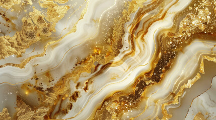 Image captures the fine details of gold leaf inlay in a smooth marble setting symbolizing affluence
