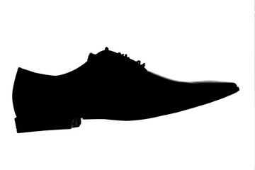 Silhouette of Men’s formal dress shoe