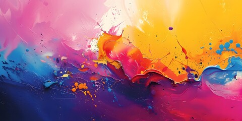 abstract colorful painting texture background - obrazy, fototapety, plakaty