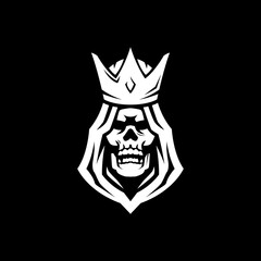 King Skull Logo Design Templates