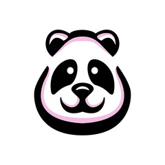 Panda Cute Logo Design Templates