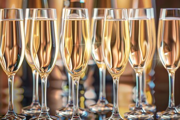 Triumphant business success celebrated with a joyous champagne toast and cheers, marking a moment of achievement and prosperity.

