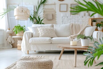White Furniture Filled Living Room