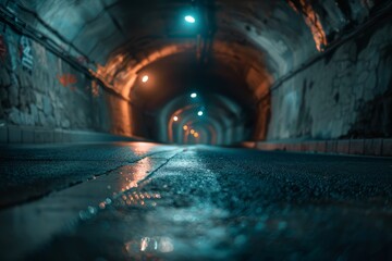 Illuminated Tunnel End